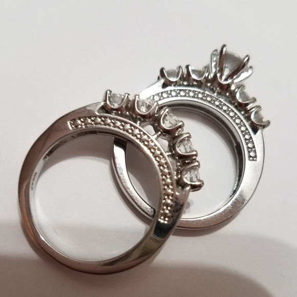 2Pcs/set 925 sterling silver ring! - Picture 5 of 13